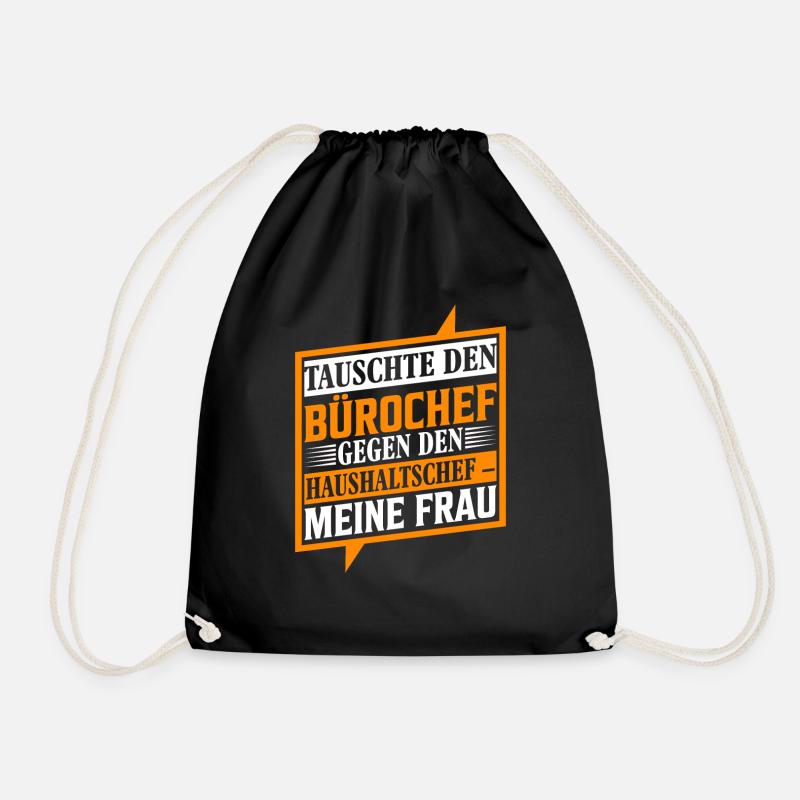 Witzige Rentnersprüche - Turnbeutel - Schwarz