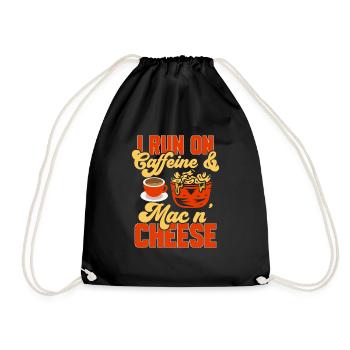 Macaroni Cheese Lover Mac And Cheese - Drawstring Bag - black - Front