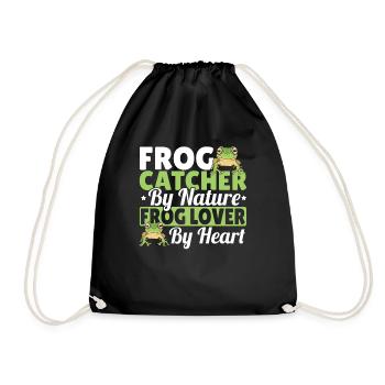 Crapaud Herpétologiste Amphibien Cool Frog Catcher Par - Sac de sport léger - noir - Devant