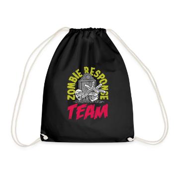 Zombie Lover Cosume for Funny Halloween - Turnbeutel - Schwarz - Vorne