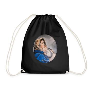 Marie à l’Enfant, peinte par Art(ist)Design - Sac de sport léger - noir - Devant