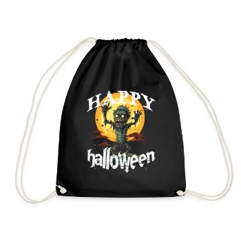 Halloween Party Zombie - Drawstring Bag - black - Front