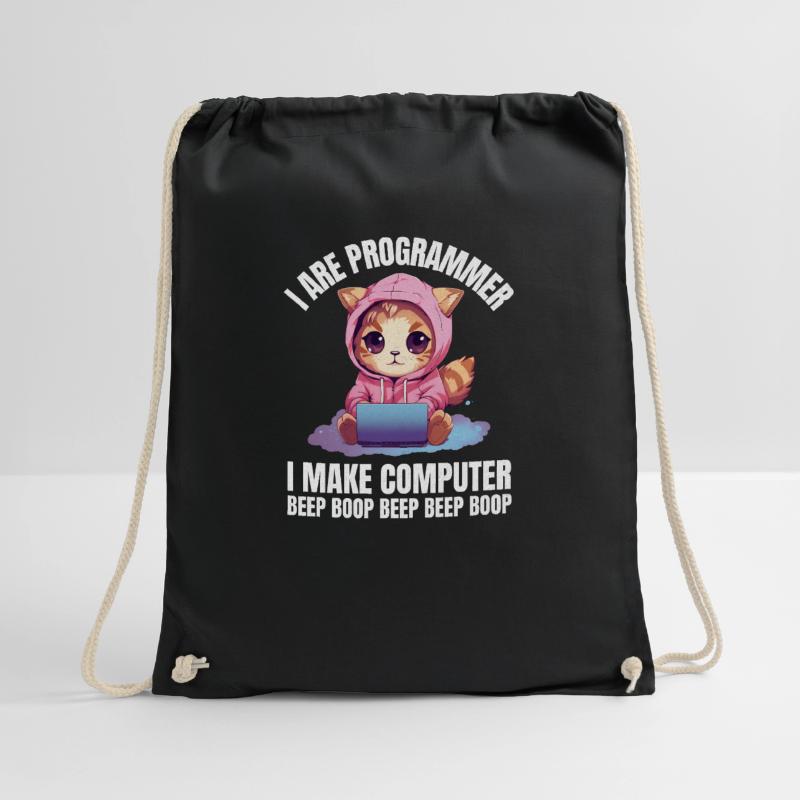 I'm a programmer. I'm doing Computer Beep Drawstring Bag