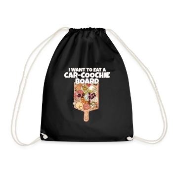 I Want To Eat A Car-Coochie Board Funny - Turnbeutel - Schwarz - Vorne