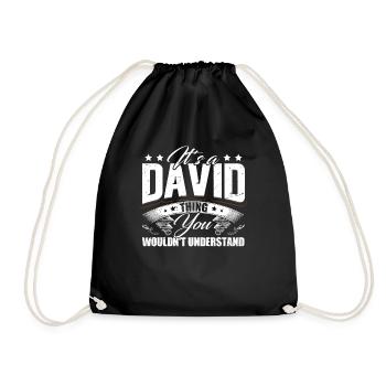 C’est une chose de David - Sac de sport léger - noir - Devant