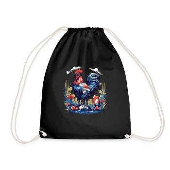 Maillot Rugby France Coq Homme Français 2023 - Sac de sport léger - noir - Devant