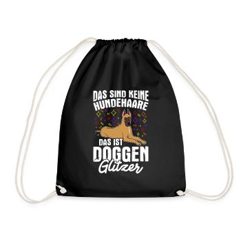 Grands Danois, Fan de chiens, Propriétaire de chiens, Promeneur de chiens, Hun - Sac de sport léger - noir - Devant