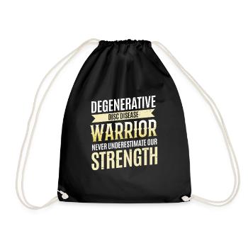 Degenerative disc disease Krieger Ddd - Drawstring Bag - black - Front