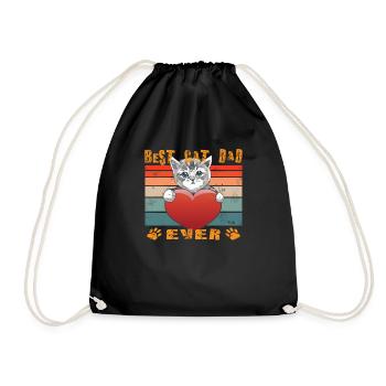 Cat Friend, Cadeau d’accessoires pour chat - Sac de sport léger - noir - Devant