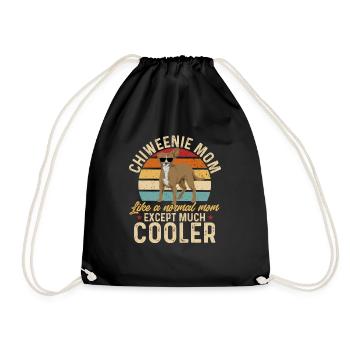 Chiweenie Chien - Sac de sport léger - noir - Devant