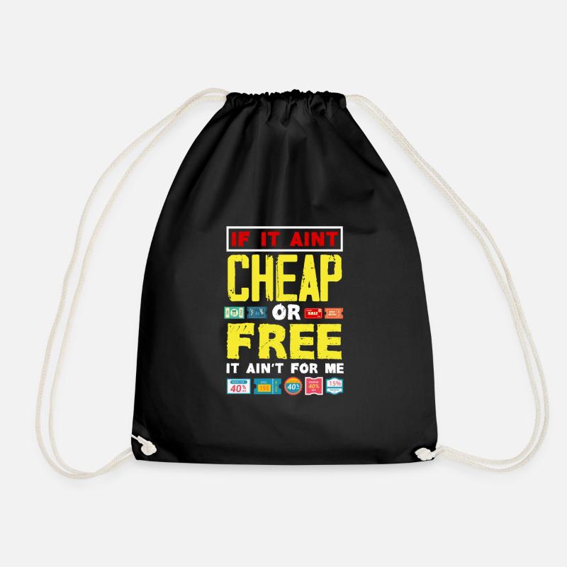 Lustiges Extrem Couponing Coupon Geschenk - Turnbeutel - Schwarz