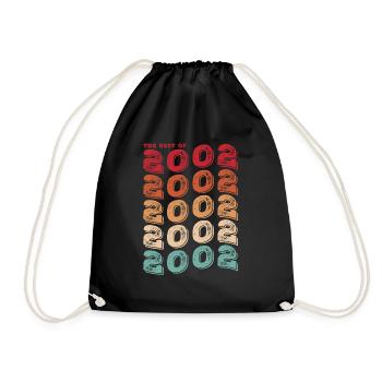 Vintage 2002 Cadeaux Légende pour 21 ans - 21ème - Sac de sport léger - noir - Devant