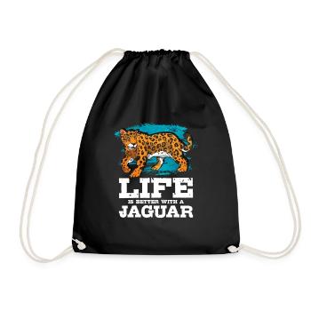 Jaguar - Turnbeutel - Schwarz - Vorne