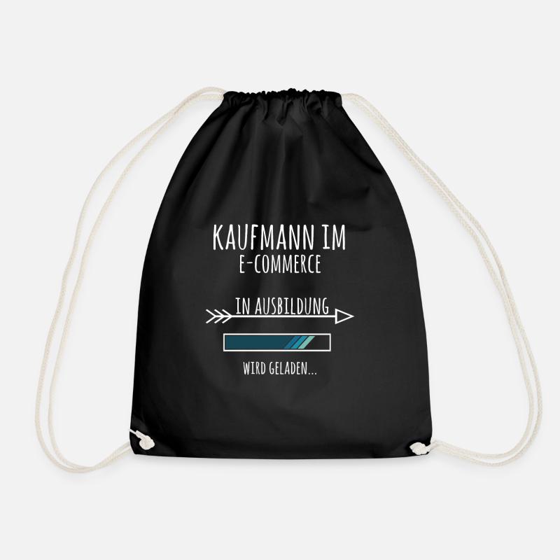 Kaufmann im E-Commerce Ausbildung Beruf Geschenk - Turnbeutel - Schwarz