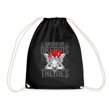 Emoticon Emo American Dreams Emo Themes Emocore - Turnbeutel - Schwarz - Vorne