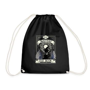 Tarot inspired Witch design - Drawstring Bag - black - Front