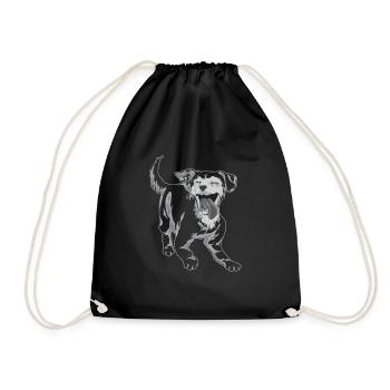 Chiweenie Chien - Sac de sport léger - noir - Devant