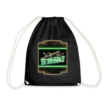 blagues bday nourriture cadeau idée anniversaire cadeau blague - Sac de sport léger - noir - Devant