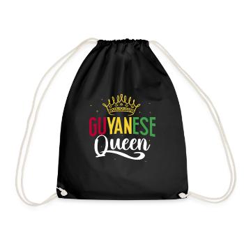 Guyana Flag Guyanais Guyanais - Sac de sport léger - noir - Devant
