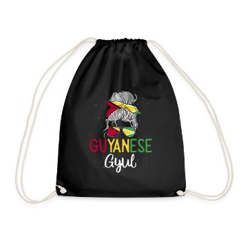 Guyana Flag Guyanais Guyanais - Sac de sport léger - noir - Devant