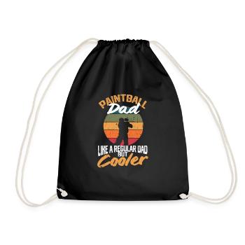 Paintball Papa Comme un papa normal mais plus cool - Sac de sport léger - noir - Devant
