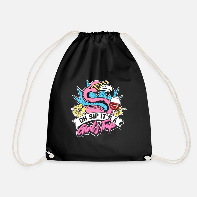 Oh sirotez que c’est un voyage entre filles - Sac de sport léger - noir