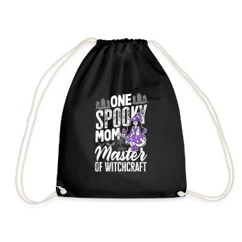 One Spooky Mom Mother Retro Halloween Costume - Turnbeutel - Schwarz - Vorne