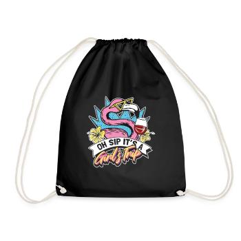 Oh sirotez que c’est un voyage entre filles - Sac de sport léger - noir - Devant