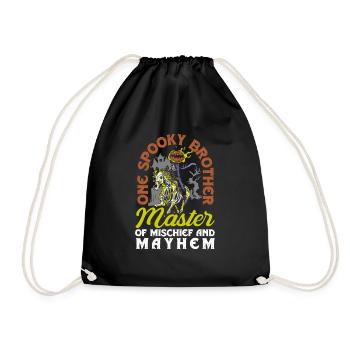 One Spooky Brother Retro Halloween Costume - Turnbeutel - Schwarz - Vorne