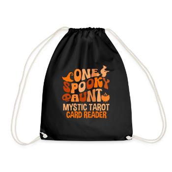 Un costume d’Halloween rétro de tante effrayant - Sac de sport léger - noir - Devant