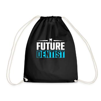 Futur dentiste dentiste assistant dentaire - Sac de sport léger - noir - Devant