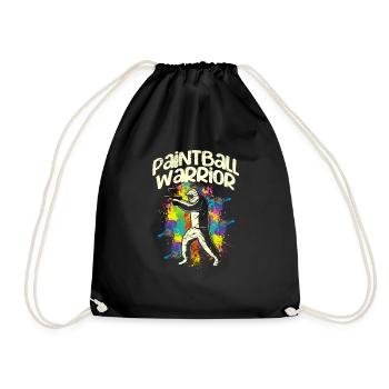 Paintball Warrior Paintballing Player Anniversaire - Sac de sport léger - noir - Devant