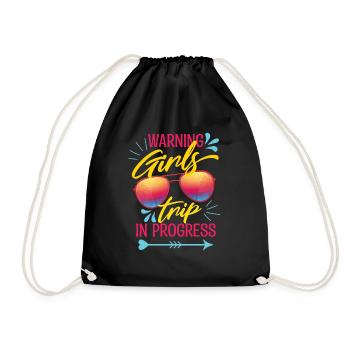 Summer Girls Trip Reunion - Drawstring Bag - black - Front