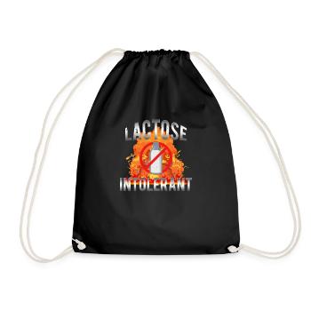 Produits fromagers frais sans produits laitiers intolérants au lactose - Sac de sport léger - noir - Devant