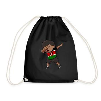 Kenya - Drawstring Bag - black - Front