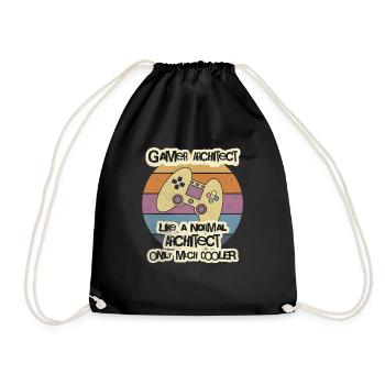 T-shirt Gamer Architect, Chemise d’architecture, Archi - Sac de sport léger - noir - Devant