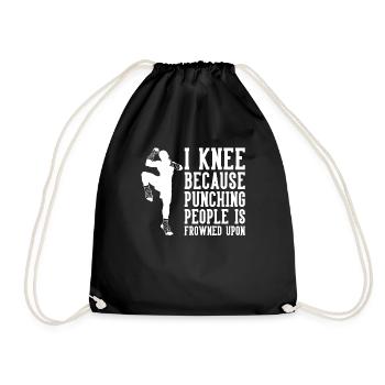 Muay Thai Boxe - Sac de sport léger - noir - Devant