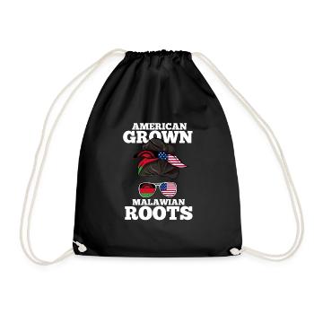 Malawi - Drawstring Bag - black - Front