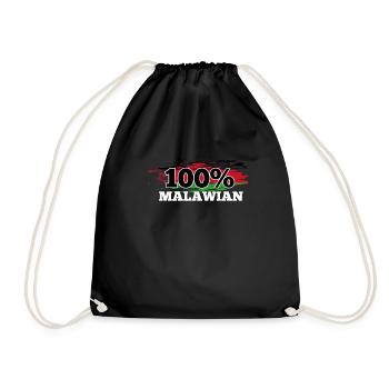 Malawi - Drawstring Bag - black - Front