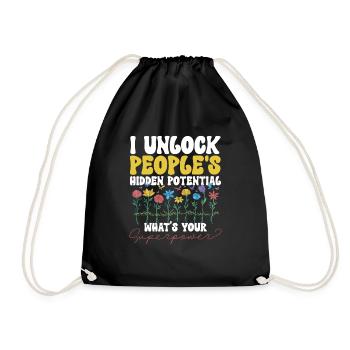 Health Coach Nutritionist Life Coach - Drawstring Bag - black - Front