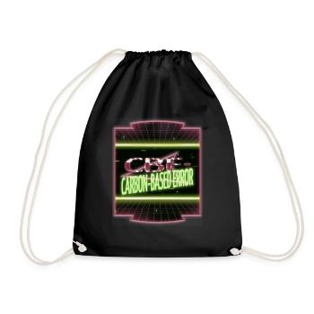 programming equestrian awesome hacker funny quote - Turnbeutel - Schwarz - Vorne