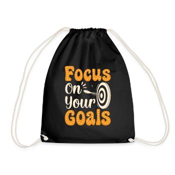 Focus/Courage Gift Idea - Drawstring Bag - black - Front