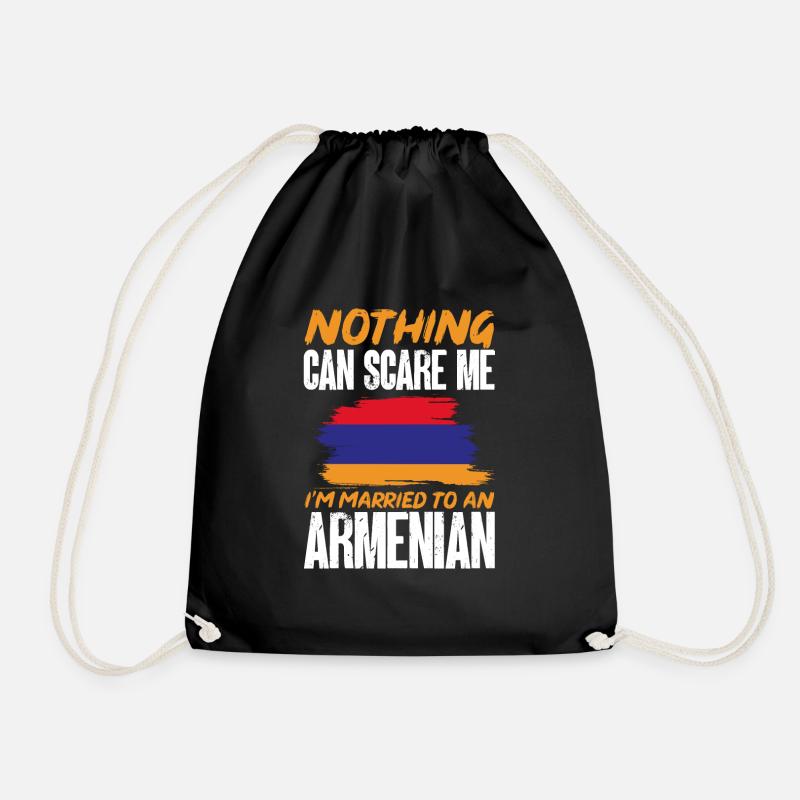 Drapeau arménien Arménie - Sac de sport léger - noir