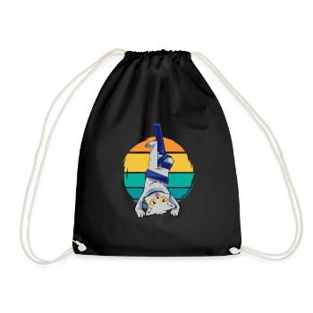 Acrobatic Gymnastic Sport Geschenk - Turnbeutel - Schwarz - Vorne