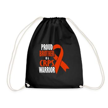 Fier frère d’un guerrier crps chronique - Sac de sport léger - noir - Devant