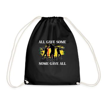 Us Army Vietnam Veteran - Turnbeutel - Schwarz - Vorne