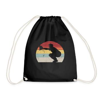 Receveur de baseball Lanceur de baseball - Sac de sport léger - noir - Devant