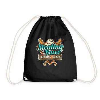Receveur de baseball Lanceur de baseball - Sac de sport léger - noir - Devant