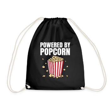 Théâtre Cinéma Snack Soirée Cinéma Drôle Propulsé par - Sac de sport léger - noir - Devant
