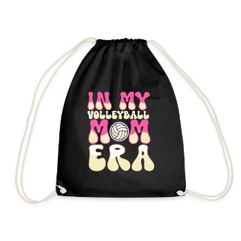 Volleyball Mom Volleyball Mom - Drawstring Bag - black - Front